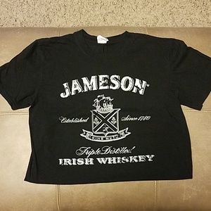 Black Jameson whiskey tshirt